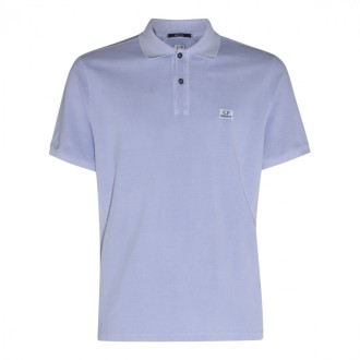 Cp Company - Light Blue Cotton Polo Shirt