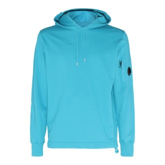 Cp Company - Turquoise Cotton Sweatshirt