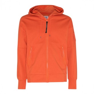 Cp Company - Orange Cotton Sweatshirt