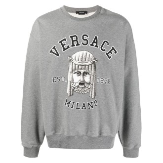 Versace Mask Print Sweatshirt
