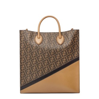 fendi vertical tote shopper bag