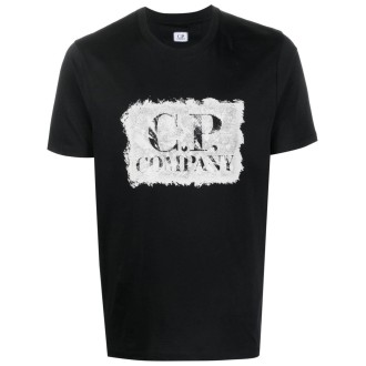 C.P. Company 30/1 Jersey Graphic Large Logo Print T-Shirt