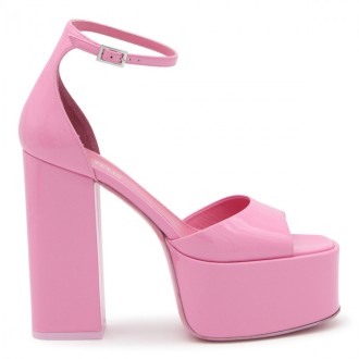 Paris Texas - Flamingo Leather Sandals