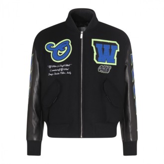 Off-white - Black Multicolour Wool Blend Jacket