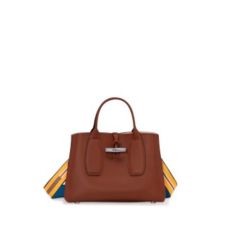 Longchamp `Roseau Box` Medium Handbag