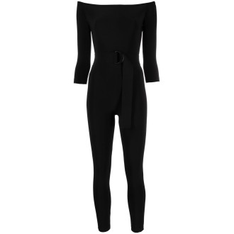 Norma Kamali Off-The-Shoulder Catsuit