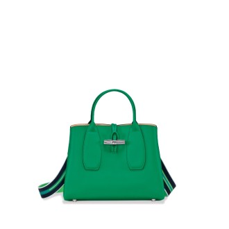 Longchamp `Roseau Box` Medium Handbag