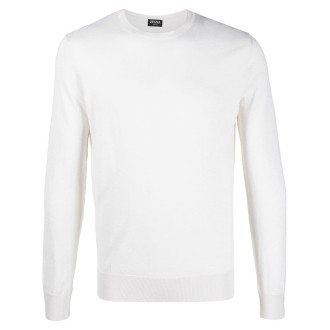 Zegna Cashseta Light Crew-Neck Sweater