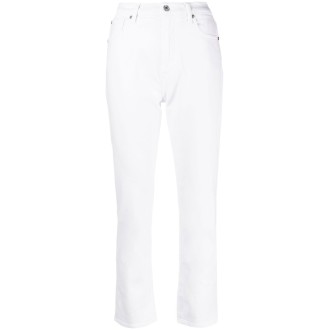 7 For All Mankind `Easy Slim Ankle Luxe Vintage White` Jeans