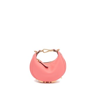 Fendi `Nano Fendigraphy` Leather Hobo Bag