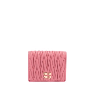 Miu Miu Matelassé Leather Small Wallet