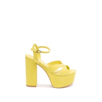 Stuart Weitzman `Miami Square High` Platform Sandals