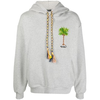 Alanui `Stay Positive` Embroidered Hoodie