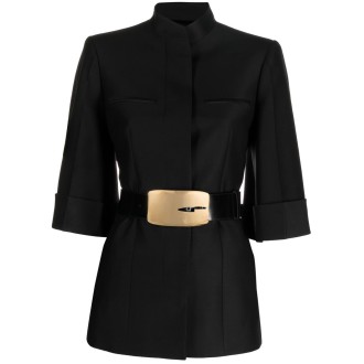 Gucci Jacket With Leather Belt