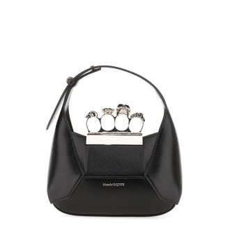 alexander mcqueen jewelled mini hobo bag