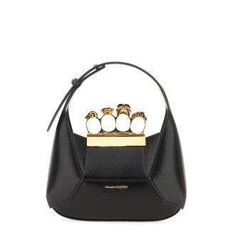 alexander mcqueen jewelled mini hobo bag