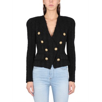 balmain double-breasted jacket