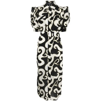 Rochas Long Shirt Dress