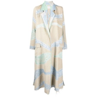 Forte Forte `Shine` Jacquard Long Coat
