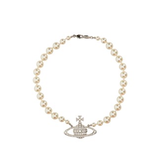 vivienne westwood orb logo necklace