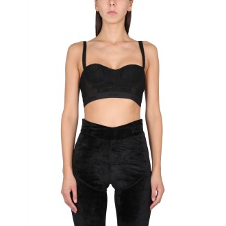 gcds lace corset top
