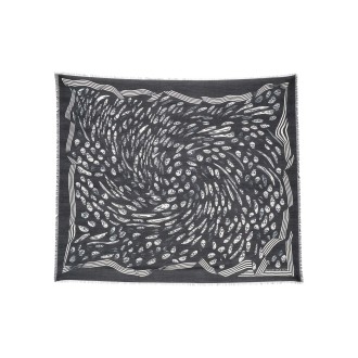 alexander mcqueen vortex print biker scarf