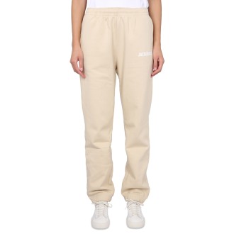 jacquemus jogging pants with logo