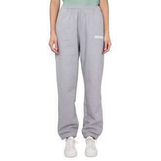 jacquemus jogging pants with logo