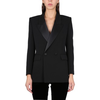 saint laurent double-breasted tuxedo jacket