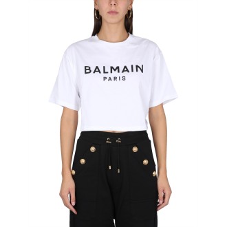 balmain cropped t-shirt