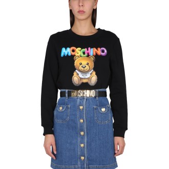 moschino teddy bear sweatshirt