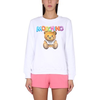 moschino teddy bear sweatshirt