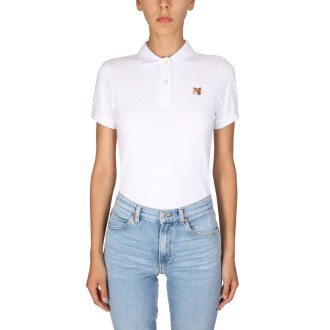 maison kitsuné regular fit polo shirt