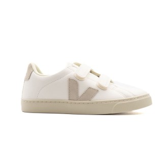Sneakers Bambino EXTRA-WHITE_NATURAL VEJA Pelle