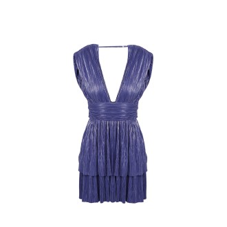 Sabina Musayev 'Aviana' Short Pleated Dress S