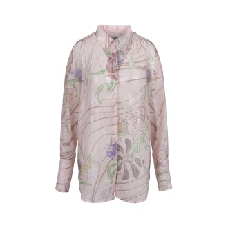 Sabina Musayev 'Alexis' Floral Pattern Shirt S