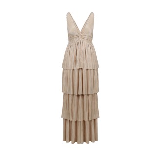 Sabina Musayev Long Sleeveless Dress 'Delphina' S