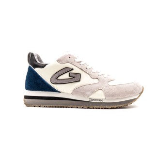 Sneakers Uomo White/navy ALBERTO GUARDIANI Pelle