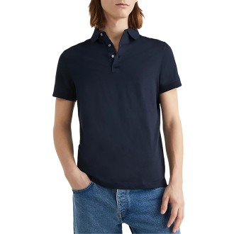 DC ESS MERC JERSEY SLIM POLO DESERT SKY