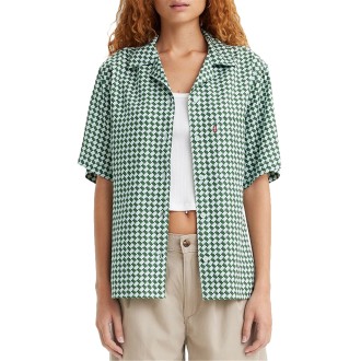 ALFIE SHIRT HOUNDSTOOTH GEO EDEN PRINT