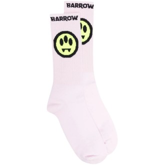 BARROW Calzini Rosa Con Logo