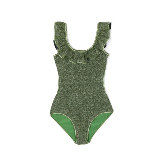 OSEREE KIDS Costume Intero Osemini Lumiere Maillot Voilà Verde