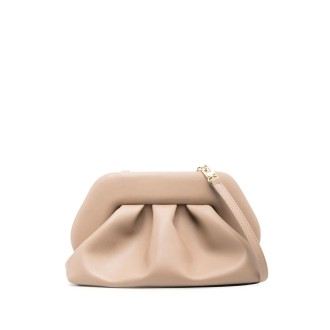 THEMOIRE' Borsa Clutch Tia Vegan Fabric Grano