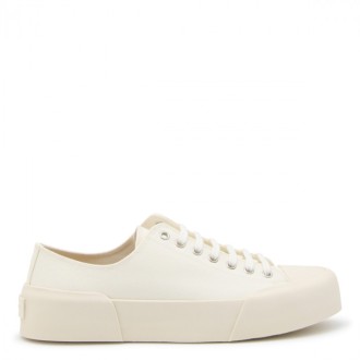 Jil Sander - White Canvas Sneakers