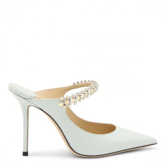 Jimmy Choo - Light Blue Leather Bing Pumps