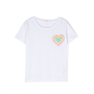 Billieblush - White Cotton T-shirt