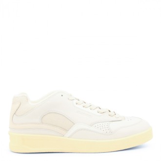 Jil Sander - Cornsilk Leather Sneakers