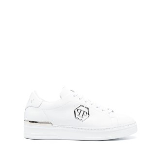 PHILIPP PLEIN Sneakers Basse Hexagon Bianche