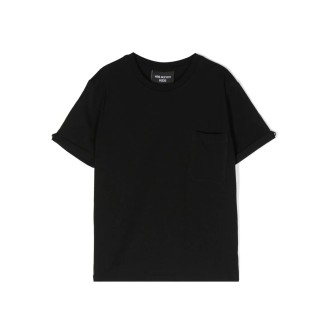 NEIL BARRETT KIDS T-Shirt Nera Con Taschino