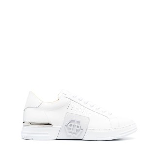 PHILIPP PLEIN Sneakers Basse Hexagon Bianche